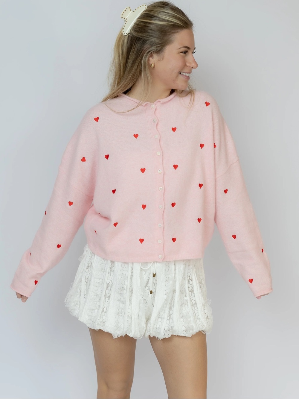 Heartstrings Button Cardigan